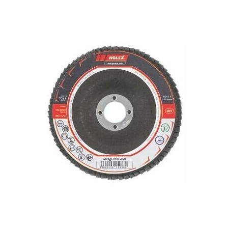Holex Long Life ZA Flap Disc, Dia: 100 mm, Grit: 80 565283 80
